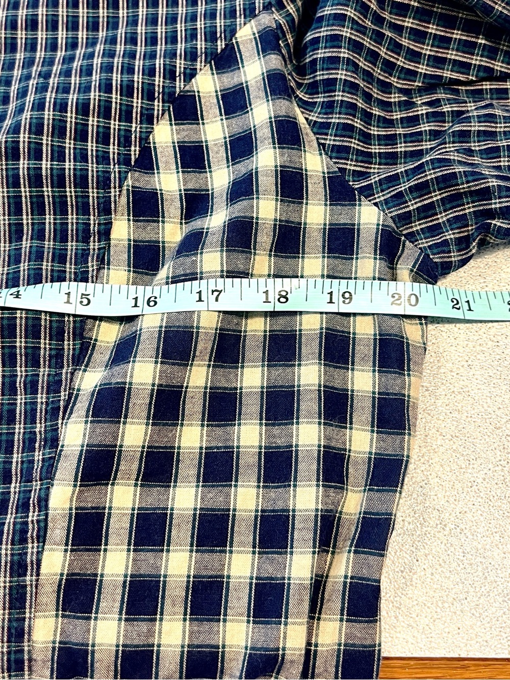 Vintage On The Verge  Patchwork Plaid Blouse Faux Vest Cottagecore USA Size Med - Picture 9 of 10